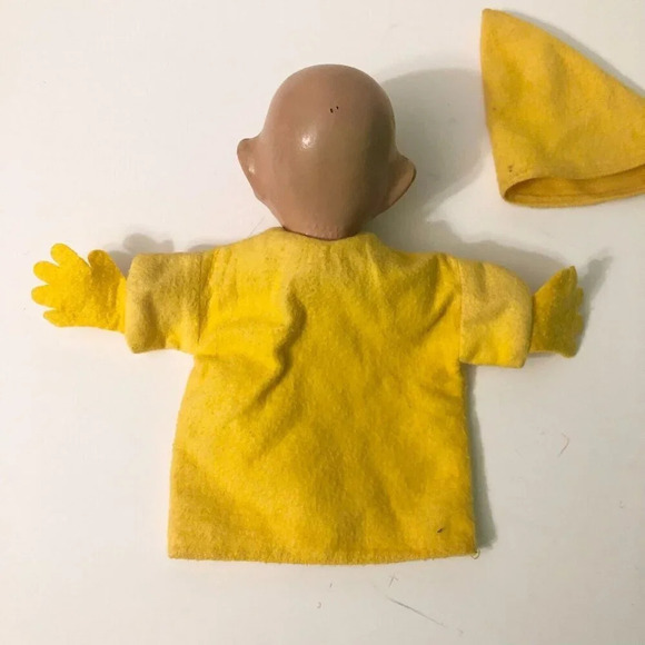 Vtg 1930s Dopey Composition  Doll Head Hand Puppet Made In Canada Reliable Ideal - Picture 2 of 16